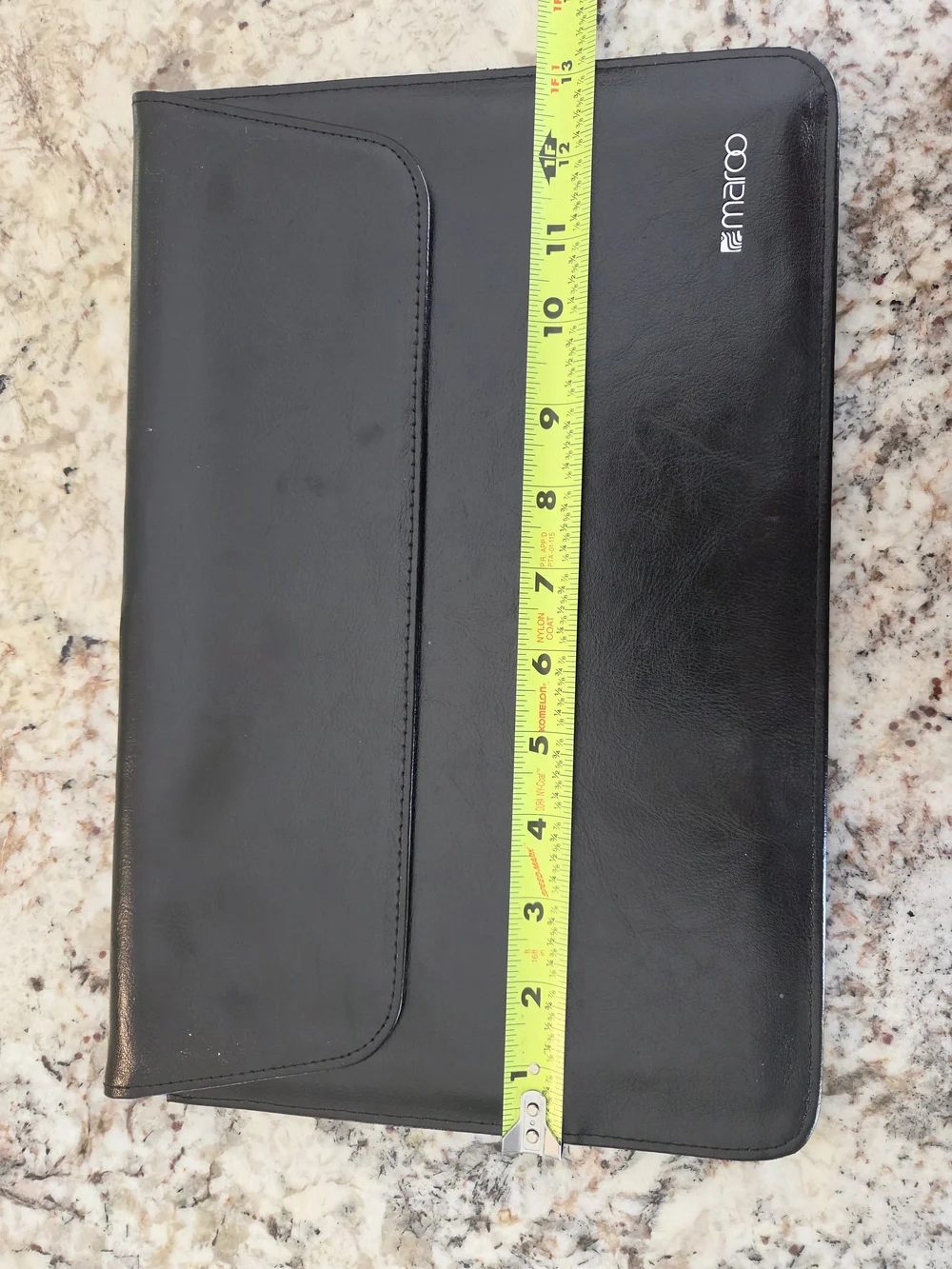 Black Tablet Folio Case - Protective Sleeve with Magnetic Flap